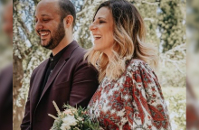 Η Angelika Dusk με τον σύζυγό της, Δημήτρη Μποσινάκο