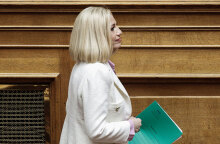 Η Φώφη Γεννηματά στη Βουλή