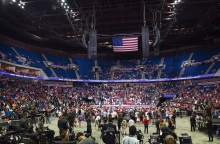 Η προεκλογική συγκέντρωση του Ντόναλντ Τραμπ