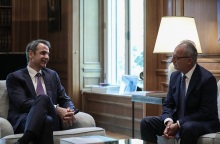 ΣΥΝΑΝΤΗΣΗ ΤΟΥ ΠΡΩΘΥΠΟΥΡΓΟΥ ΚΥΡ. ΜΗΤΣΟΤΑΚΗ ΜΕ ΤΟΝ ΠΡΟΕΔΡΟ ΤΟΥ ΔΗΣΥ ΑΒ. ΝΕΟΦΥΤΟΥ
