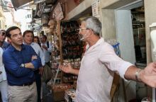 O Αλέξης Τσίπρας επισκέφθηκε σήμερα την Κέρκυρα 