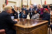 Την υποψηφιότητα του Κάνιε Γουέστ σχολίασε ο Ντόναλντ Τραμπ