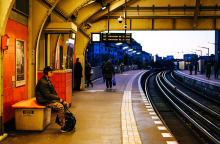 Αποβάθρα τρένου στο Βερολίνο