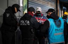 Έλεγχος της αστυνομίας στην Αργεντινή στο πλαίσιο των μέτρων περιορισμού εξαιτίας του κορωνοϊού