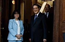 Η Κατερίνα Σακελλαροπούλου και ο Νίκος Αναστασιάδης