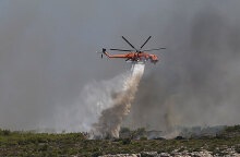 Φωτιά στο Λαύριο