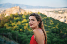 Η συγγραφέας Νάντια Δρακούλα © Θανάσης Καρατζάς