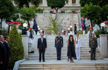 ΔΕΞΙΩΣΗ ΣΤΟ ΠΡΟΕΔΡΙΚΟ ΜΕΓΑΡΟ ΓΙΑ ΤΗΝ 46Η ΕΠΕΤΕΙΟ ΑΠΟ ΤΗΝ ΑΠΟΚΑΤΑΣΤΑΣΗ ΤΗΣ ΔΗΜΟΚΡΑΤΙΑΣ ΤΗΝ ΧΩΡΑ