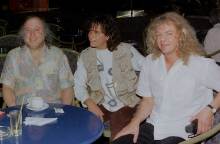 O Peter Green και ο Χρήστος Κισατζεκιάν στην Αθήνα το 1997