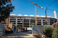 Το υπό κατασκευή νέο γήπεδο της ΑΕΚ στη Νέα Φιλαδέλφεια