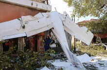 Πτώση αεροσκάφους στις Σέρρες: Από θαύμα δεν υπήρξαν θύματα