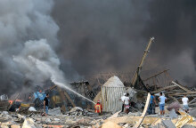 Η φονική έκρηξη στον Λίβανο έγινε αντιληπτή στην Κύπρο