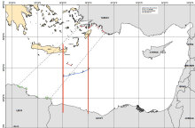 Ο χάρτης της ελληνικής ΑΟΖ, όπως διαμορφώνεται μετά τη συμφωνία που υπεγράφη με την Αίγυπτο
