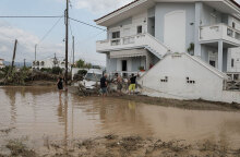 Καταστροφές από την κακοκαιρία στην Εύβοια