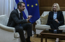 ΣΥΝΑΝΤΗΣΗ ΤΟΥ ΠΡΩΘΥΠΟΥΡΓΟΥ ΚΥΡ. ΜΗΤΣΟΤΑΚΗ ΜΕ ΤΗΝ ΠΡΟΕΔΡΟ ΤΟΥ ΚΙΝ.ΑΛ. Φ ΓΕΝΝΗΜΑΤΑ