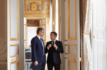 Κυριάκος Μητσοτάκης και Εμανουέλ Μακρόν