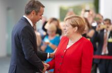 Κυριάκος Μητσοτάκης και Άνγκελα Μέρκελ 