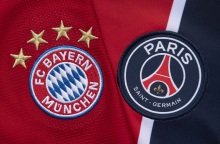 Ποδοσφαιρικές φανέλες της Μπάγερν Μονάχου και της Παρί Σεν Ζερμέν