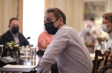 Κυριάκος Μητσοτάκης στο Μέγαρο Μαξίμου