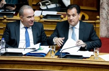 Ο Άδωνις Γεωργιάδης και ο Νίκος Παπαθανάσης 