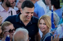 Η Τζένη Μπαλατσινού και ο Βασίλης Κικίλιας