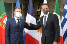 Ευρωμεσογειακή Διάσκεψη MED7 - Εμανουέλ Μακρόν - Κυριάκος Μητσοτάκης