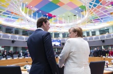 Ο Σεμπάστιαν Κουρτς και η Άνγκελα Μέρκελ 