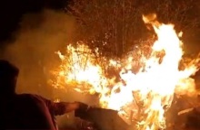 Φωτιά στη Μόρια 