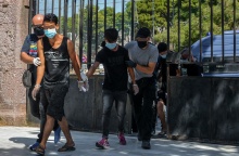 Στον εισαγγελέα οι συλληφθέντες για τον εμπρησμό στη Μόρια 