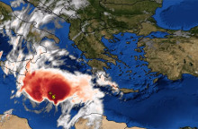 Meteo.gr: Ο στροβιλισμός του ΙΑΝΟΥ στην Κεντρική Μεσόγειο 
