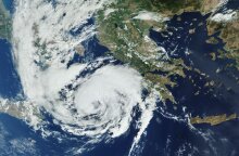 Η φωτογραφία της κακοκαιρίας Ιανός 