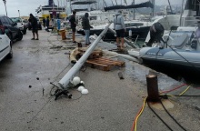 Καταστροφές από την κακοκαιρία στην Ζάκυνθο