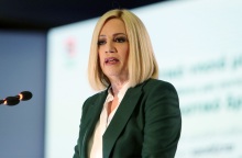 Η πρόεδρος του ΚΙΝΑΛ, Φώφη Γεννηματά 