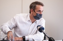 Ο Κυριάκος Μητσοτάκης στην Καρδίτσα