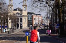 Άδειοι δρόμοι στο Άμστερνταμ 