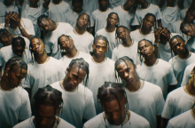 Στιγμιότυπο από το νέο βιντεοκλίπ του Travis Scott