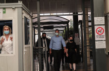 Ο υπουργός Υγείας Βασίλης Κικίλιας στο νοσοκομείο «Λαϊκό»