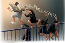 Το σκίτσο για τις καταλήψεις