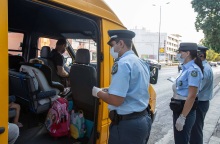 Έλεγχοι σε σχολικά λεωφορεία
