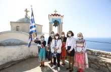 Η Πρόεδρος της Δημοκρατίας επισκέφθηκε την Κάρπαθο για τον εορτασμό της 76ης επετείου του Επαναστατικού Απελευθερωτικού Κινήματος 