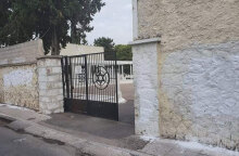 Η είσοδος στο Εβραϊκό Νεκροταφείο