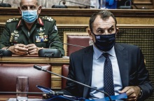 Ο υπουργός Εθνικής Άμυνας, Νίκος Παναγιωτόπουλος