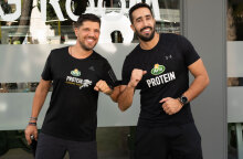 Αλέξανδρος Παπανδρέου και Δημήτρης Κουλούρης στο event Arla Protein και Spetses Mini Marathon