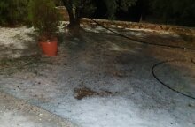 Χαλάζι στα Χανιά