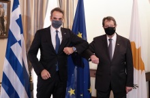 Ο Κυριάκος Μητσοτάκης και ο Νίκος Αναστασιάδης 