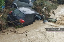 Σφοδρή κακοκαιρία στην Κρήτη