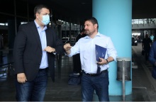 Ο Νίκος Χαρδαλιάς και ο Απόστολος Τζιτζικώστας