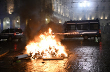 Ιταλία - Διαδηλώσεις κατά των περιοριστικών μέτρων λόγω κορωνοϊού