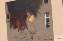 Τοιχογραφία του καλλιτέχνη Cheone στο 7ο Λύκειο Καλαμαριάς