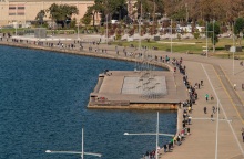 Ουρές για rapid test στη Θεσσαλονίκη